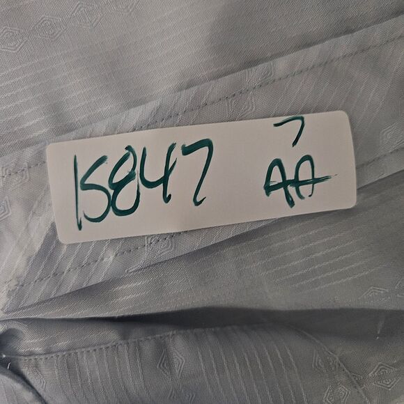 Vintage H Bar C Ranchwear Long Tail Shirt Mens Large Made in‎ USA Western Blue - Picture 12 of 12